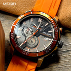 Megir Men's Sports 3678 Watch with Chronograph