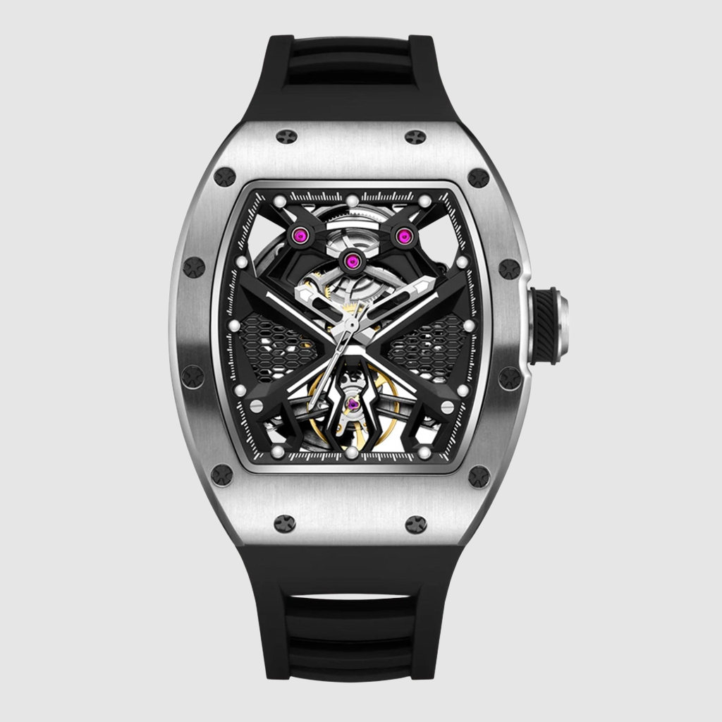 MEGIR 9190-5 Men’s Automatic Sport Watch with Skeleton Design