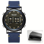 MEGIR Herren-Digitaluhr – Quarz mit Edelstahlarmband und vielseitigem Design