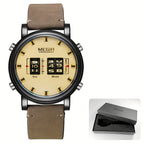 MEGIR Herren-Digitaluhr – Quarz mit Edelstahlarmband und vielseitigem Design