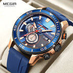 Megir Men's Sports 3678 Watch with Chronograph