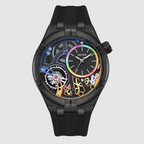 Herren-Sportuhr 4080 – Wasserdicht mit Leuchtanzeige und Silikonarmband 