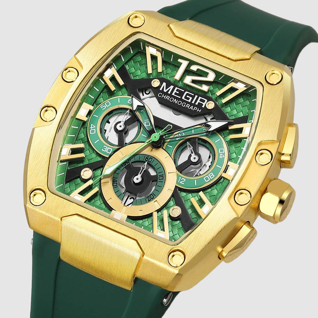 MEGIR Men’s Watch – Waterproof Sport Chronograph with Large Dial