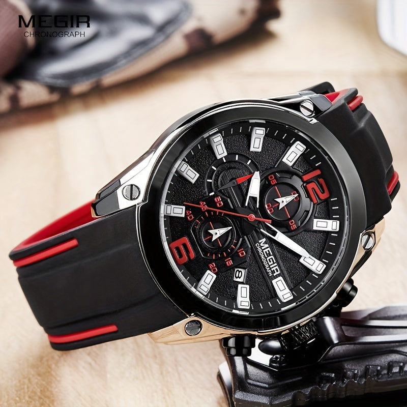 Megir Sport 2063 – Men’s Silicone Chronograph