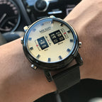 MEGIR Herren-Digitaluhr – Quarz mit Edelstahlarmband und vielseitigem Design