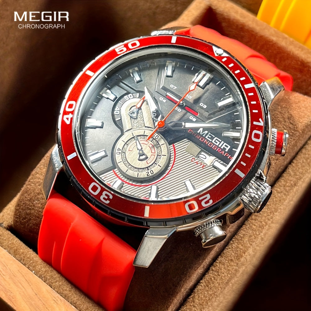 Megir Men's Sports 3678 Watch with Chronograph