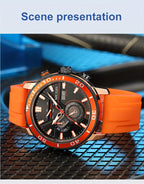 Megir Men's Sports 3678 Watch with Chronograph