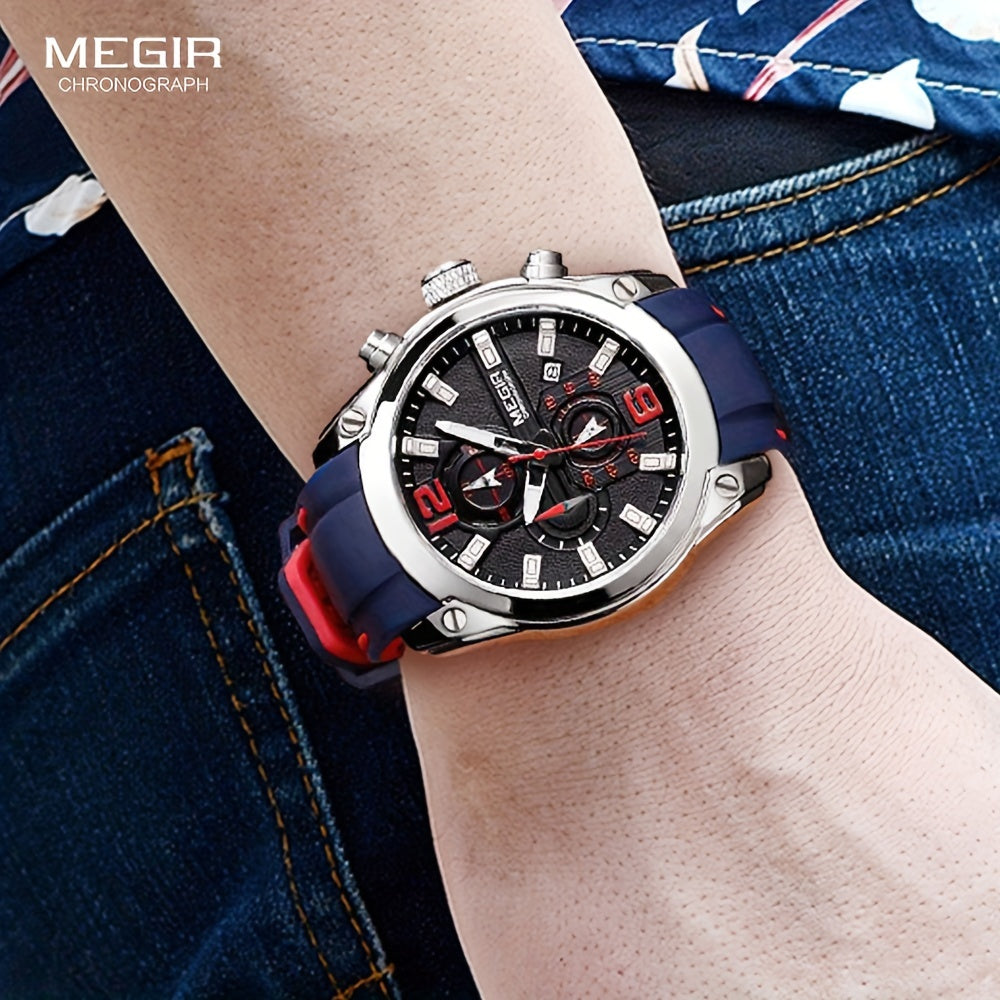 Megir Sport 2063 – Men’s Silicone Chronograph