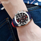 Megir Sport 2063 – Men’s Silicone Chronograph