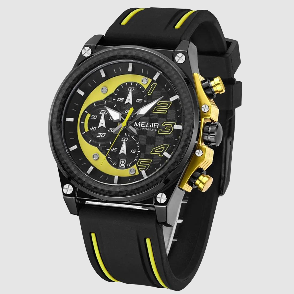 Men's Sports 2051 Watch with Chronograph and Water Resistance
