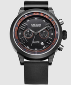 MEGIR ChronoSport 45 – Men’s Quartz Sport Chronograph with Rubber Strap