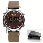 MEGIR Herren-Digitaluhr – Quarz mit Edelstahlarmband und vielseitigem Design