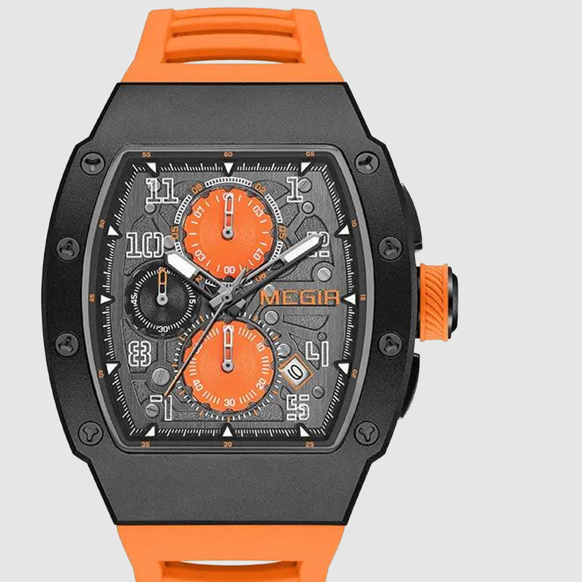 Megir ChronoSteel Pro – Men's Casual Stainless Steel Watch