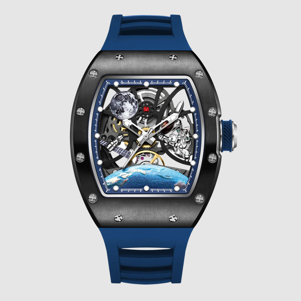 Megir 9190 Men’s Automatic Sport Watch – Premium Skeleton Design in Stainless Steel