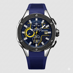 MEGIR Herren-Militäruhr – Wasserdichter Chronograph mit Silikonarmband 