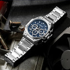 Megir LuminousSteel – Men's Stainless Steel Chronograph Watch