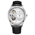 Megir Men's Watch – Tourbillon Design with Leather Strap