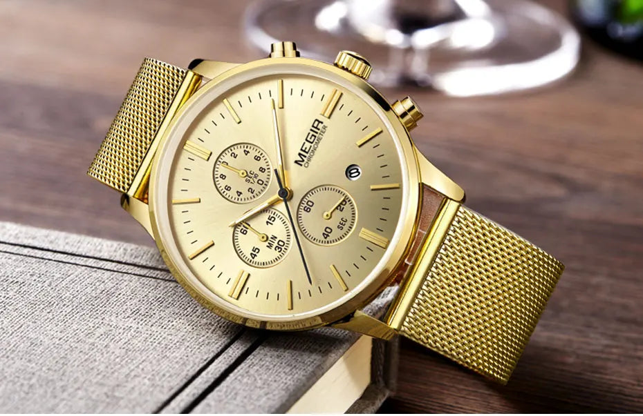 MEGIR 2011G Men's Wristwatch with Luminous Function