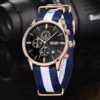 MEGIR Herren-Armbanduhr im Militär- und Freizeitstil mit Chronograph und Wasserdichtigkeit