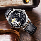 Megir Men's Watch – Tourbillon Design with Leather Strap