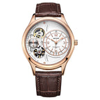 Megir Men's Watch – Tourbillon Design with Leather Strap