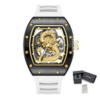 MEGIR Vision Automatic – Luxus-Herrenuhr mit skelettiertem Zifferblatt