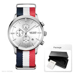 MEGIR Herren-Armbanduhr im Militär- und Freizeitstil mit Chronograph und Wasserdichtigkeit