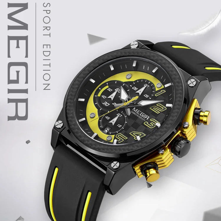 Men's Sports 2051 Watch with Chronograph and Water Resistance