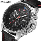 Megir ClassicFlex – Men's Casual Leather Watch