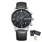 Men’s Sport Chronograph Watch with Leather Strap – Modern & Durable Design