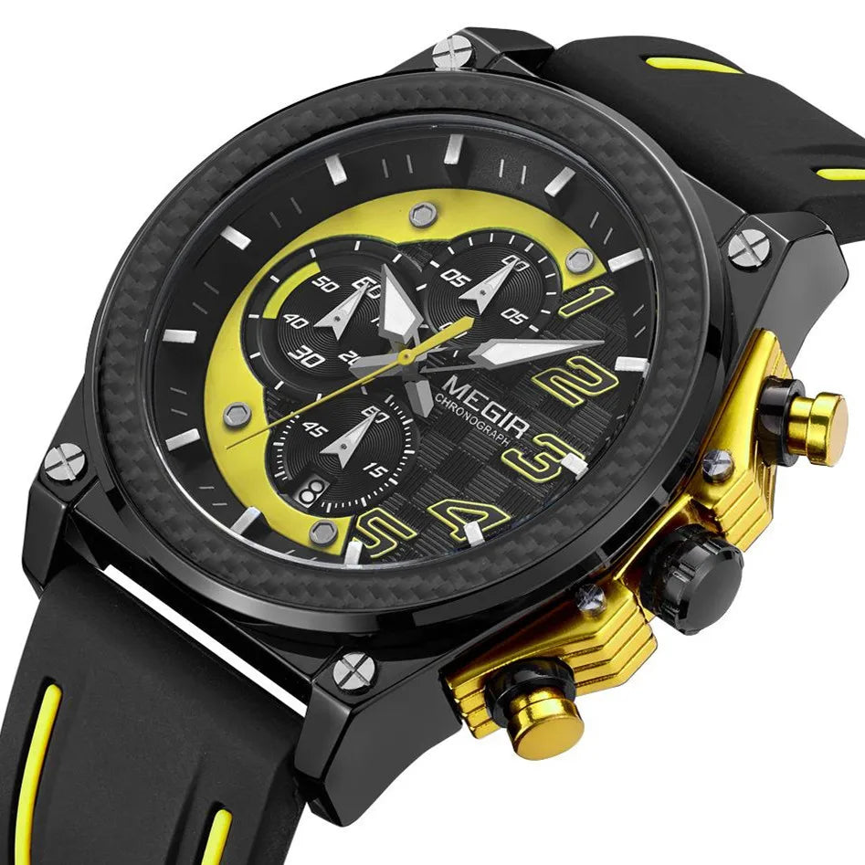 Men's Sports 2051 Watch with Chronograph and Water Resistance
