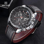 Megir ClassicFlex – Men's Casual Leather Watch