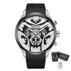 MEGIR – Men’s Military 2222 Quartz Watch with Chronograph and Silicone Strap