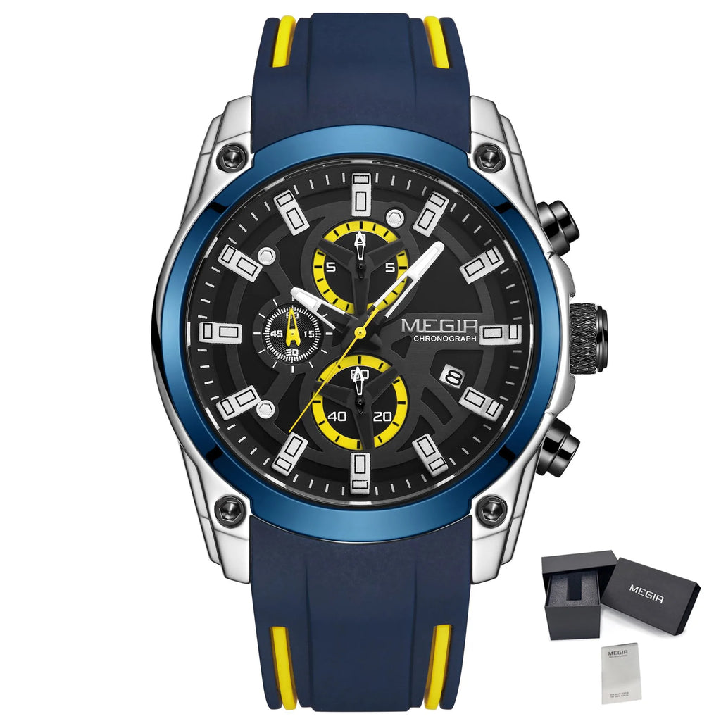 Men’s Sport Watch with Chronograph and Luminous Display – Rugged and Durable Design