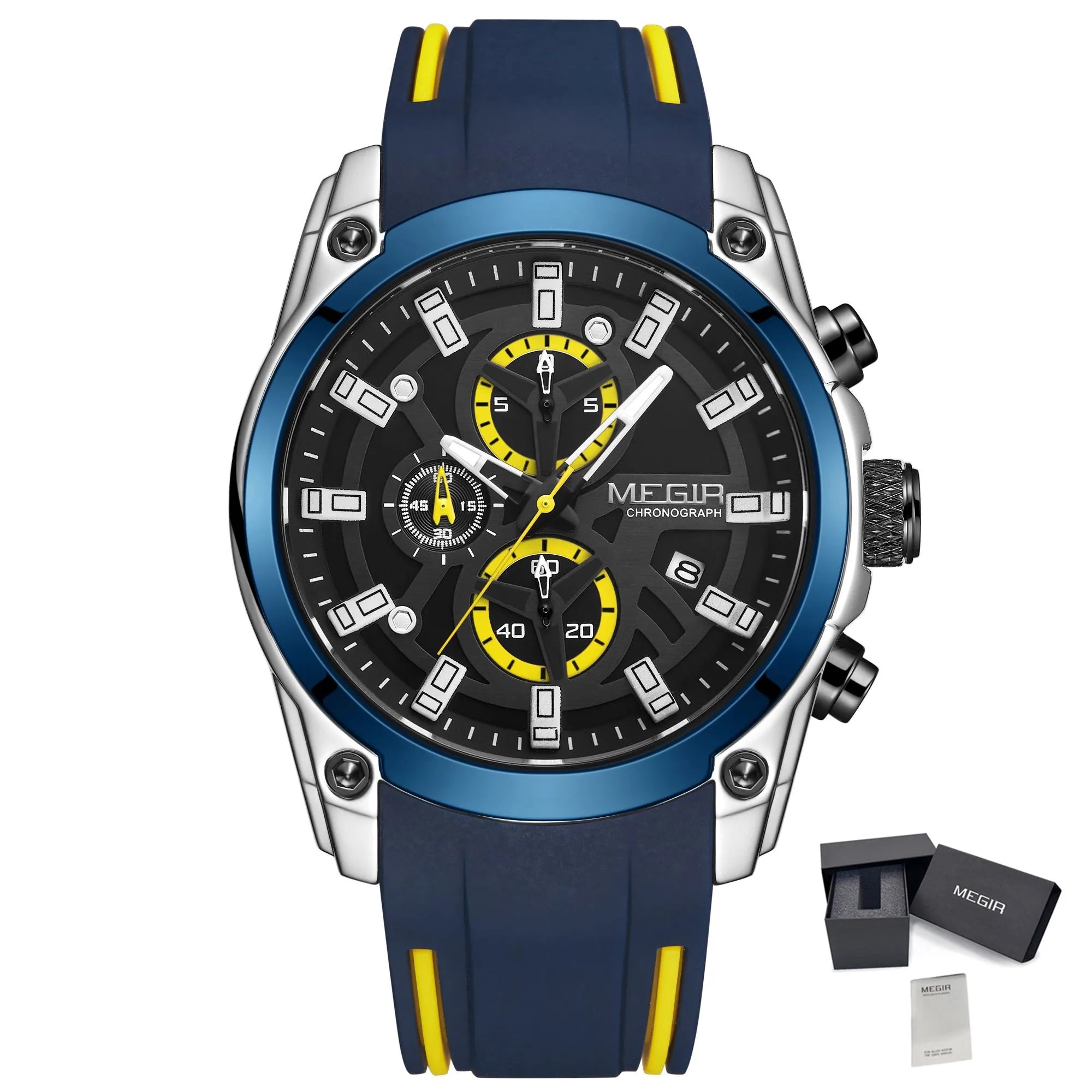 Men’s Sport Watch with Chronograph and Luminous Display – Rugged and Durable Design