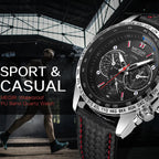 Megir ClassicFlex – Men's Casual Leather Watch