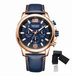 MEGIR – Men’s Luxury Casual Watch with Chronograph & Luminous Display