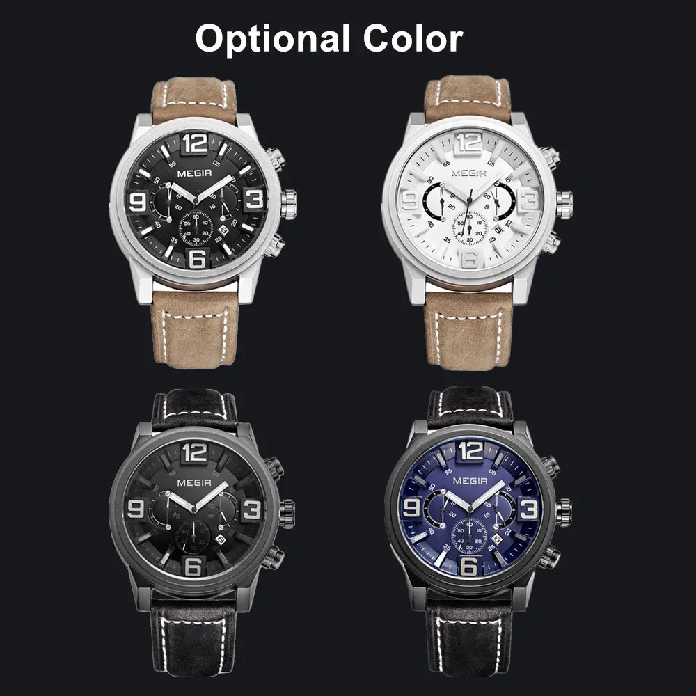 Megir TitanLume – Men's Waterproof Sports Watch