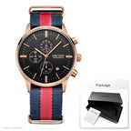 MEGIR Herren-Armbanduhr im Militär- und Freizeitstil mit Chronograph und Wasserdichtigkeit