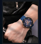 MEGIR – Men’s Military 2222 Quartz Watch with Chronograph and Silicone Strap