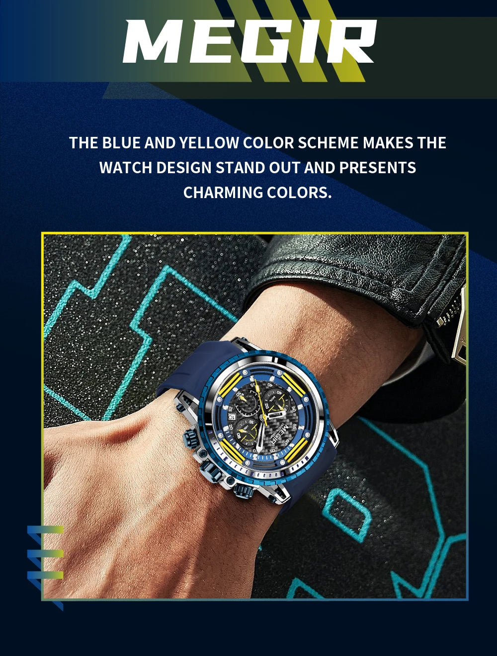 MEGIR StormForce™ Tactical Chronograph Watch