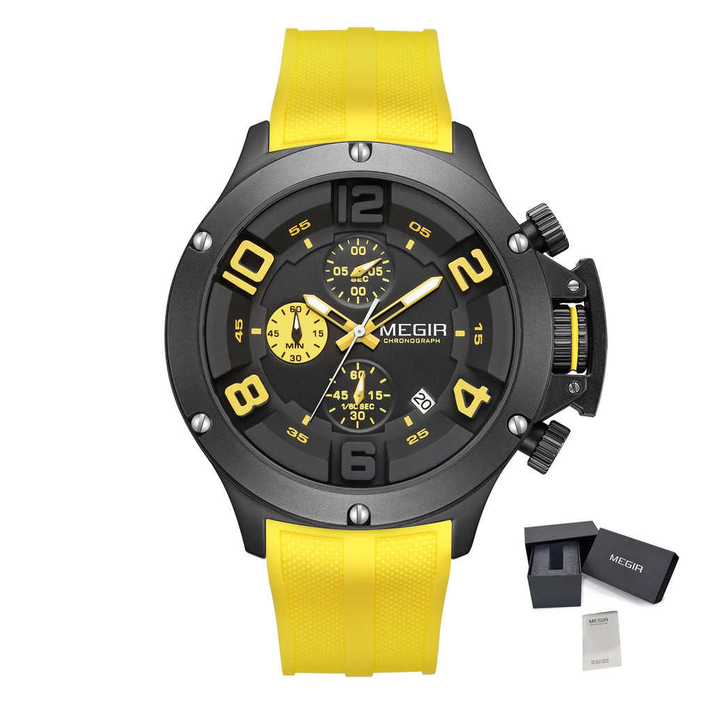 Megir DualSport – Men's Analog-Digital Silicone Watch