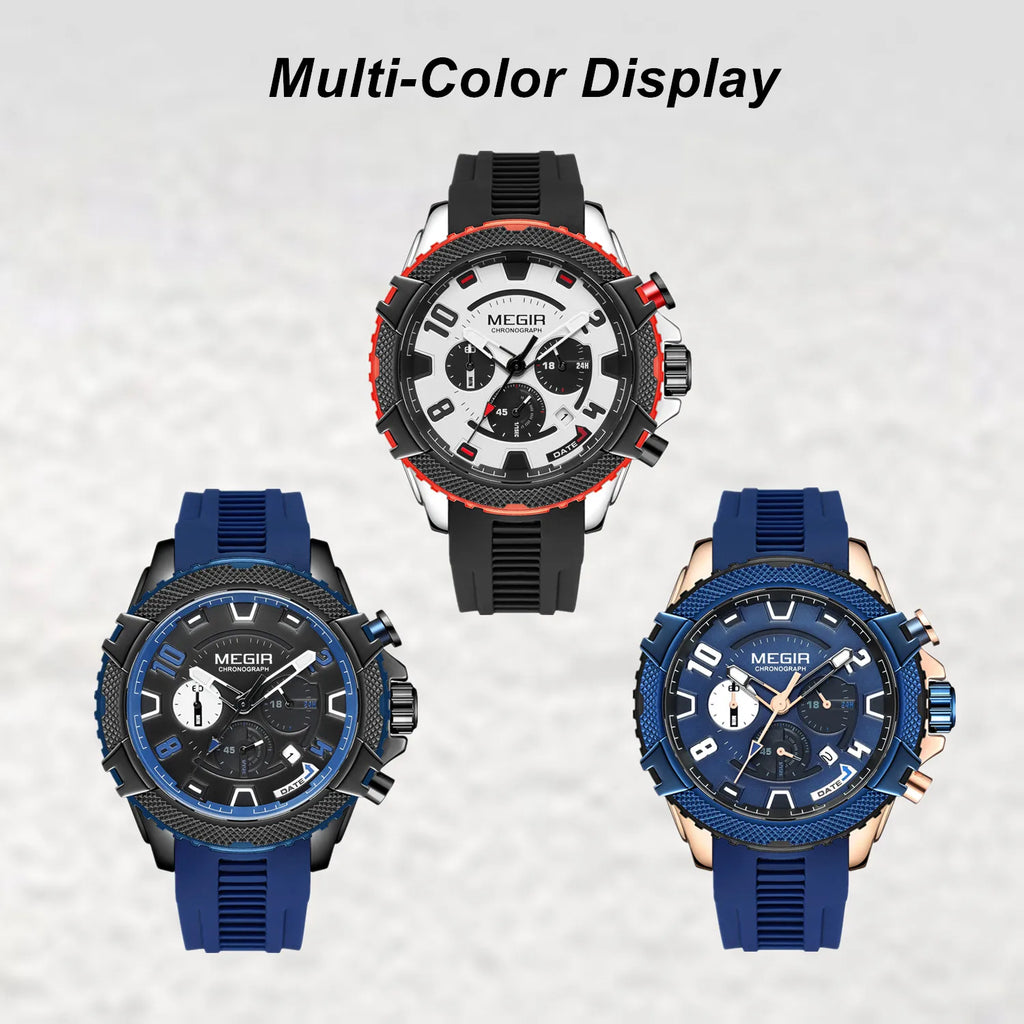 MEGIR TitanCore™ 48mm Chronograph Watch