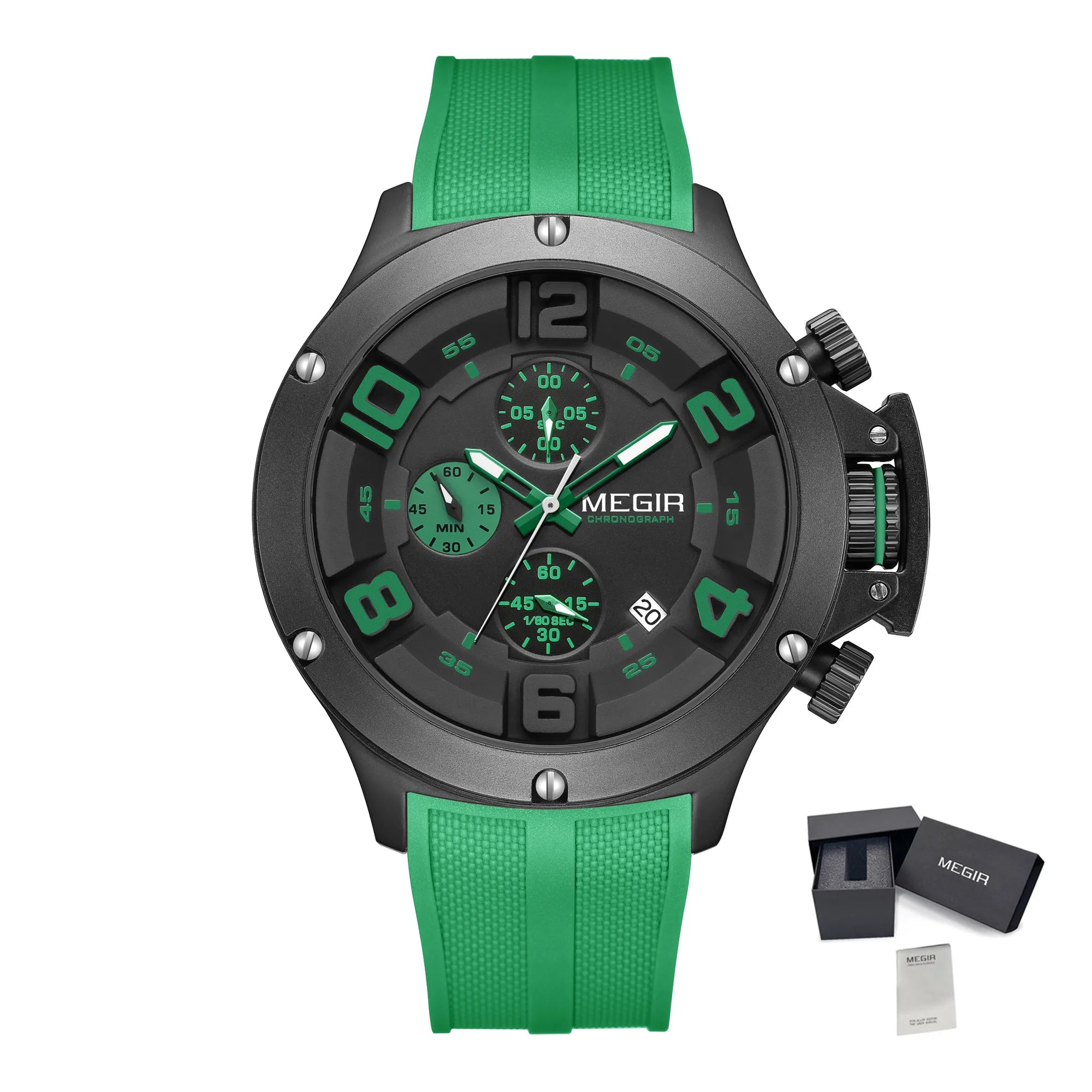 Megir DualSport – Men's Analog-Digital Silicone Watch