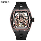 Relógio AutoSkeleton Edge para Homem – Movimento Mecânico e Design Aberto
