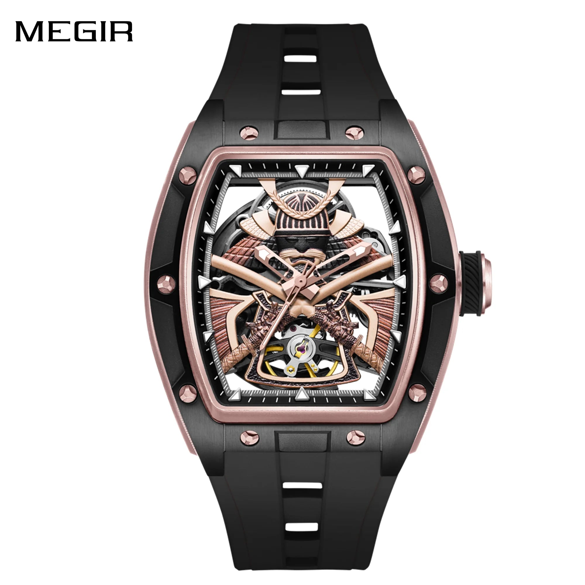 Relógio AutoSkeleton Edge para Homem – Movimento Mecânico e Design Aberto