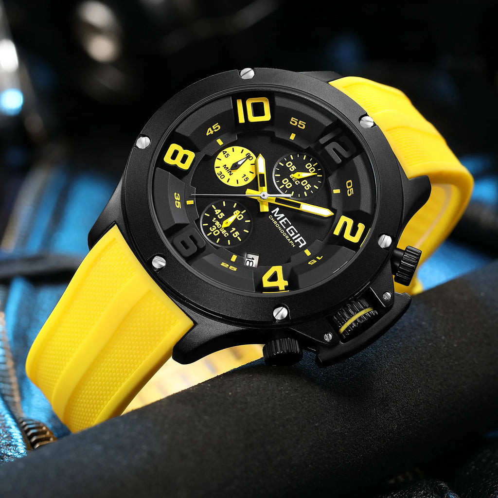 Megir DualSport – Men's Analog-Digital Silicone Watch