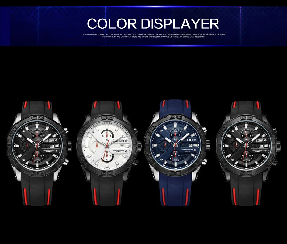 MEGIR XtremeForce™ Military Chronograph Watch