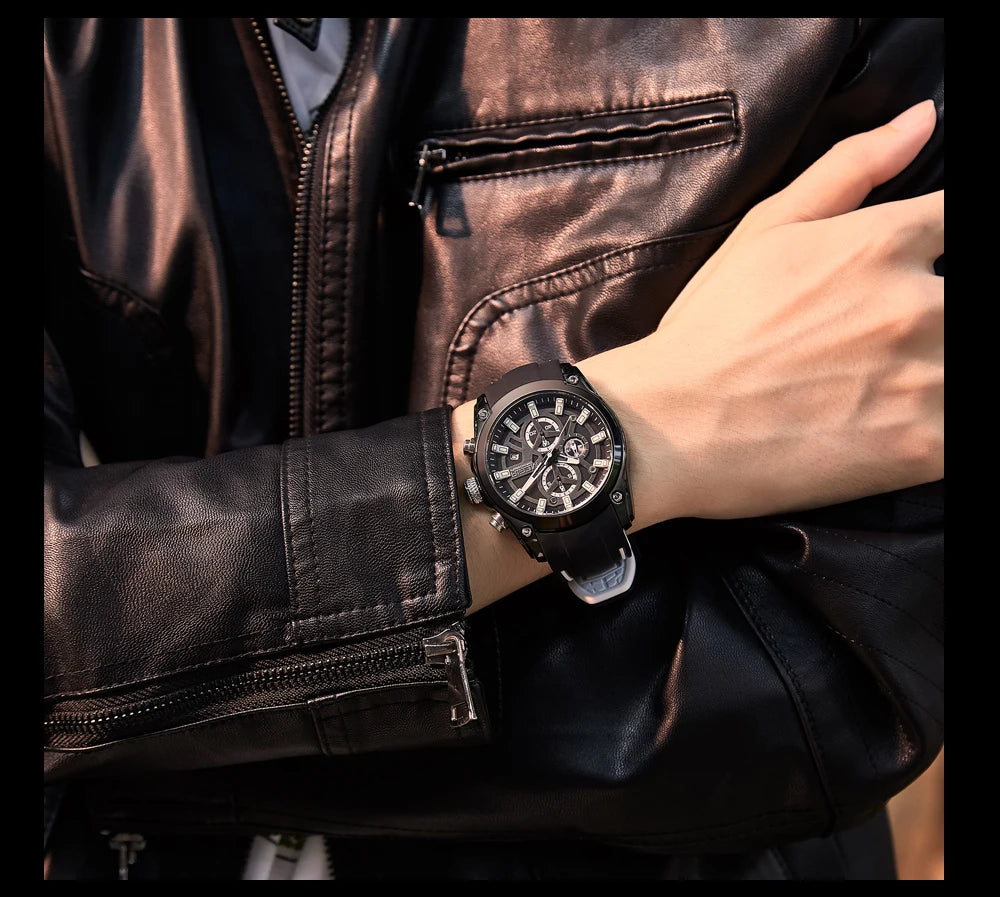 Men’s Sport Watch with Chronograph and Luminous Display – Rugged and Durable Design