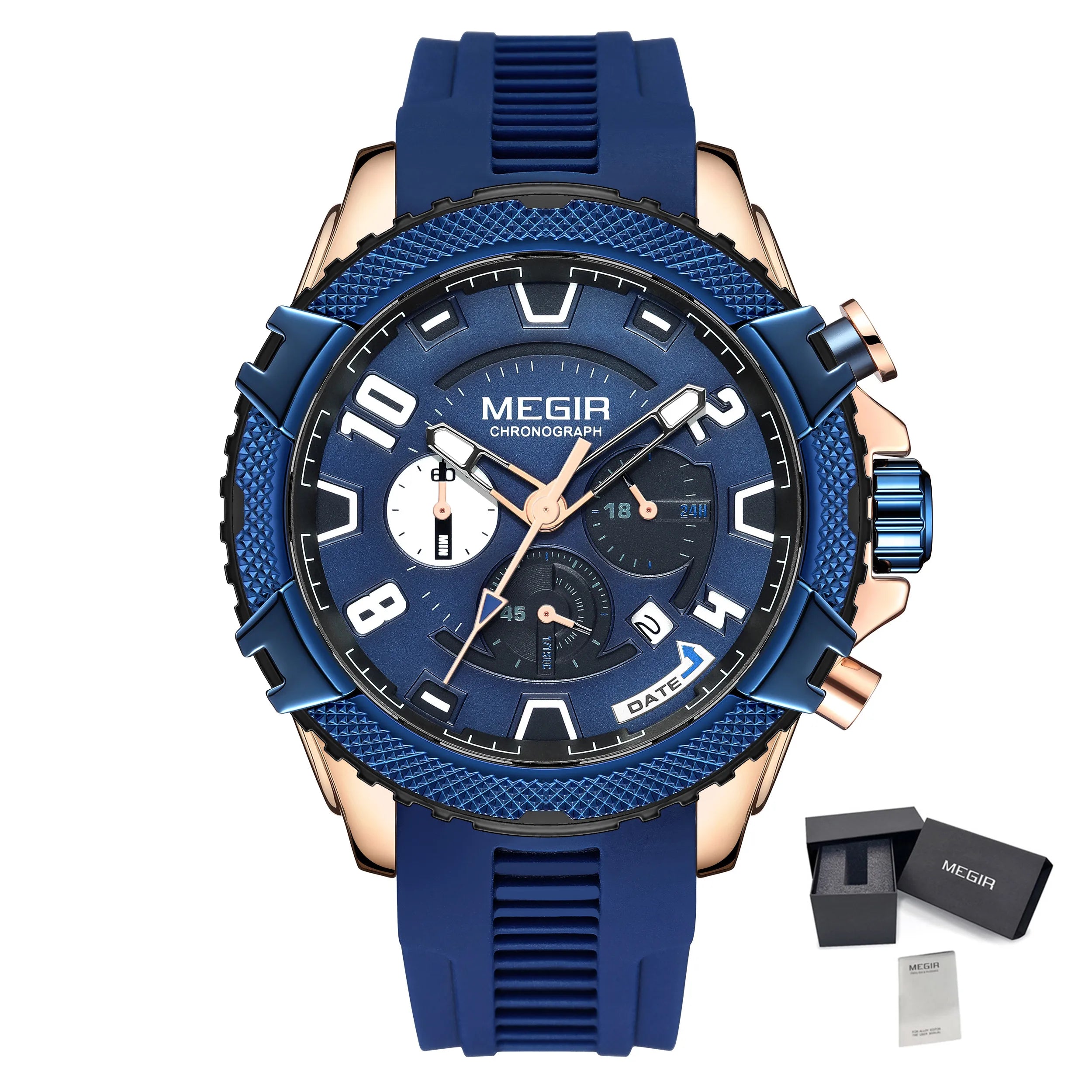 MEGIR TitanCore™ 48mm Chronograph Watch